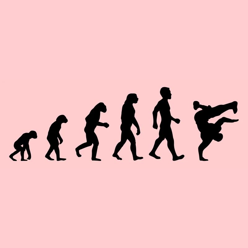 Evolution Breakdance Motiv als Geschenk