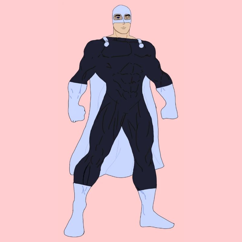 Sei ein Superheld! Seien Sie mutig!