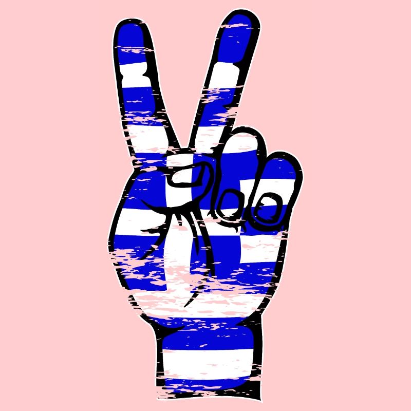 Grèce Drapeau Paix Victoire Symbole utilisé