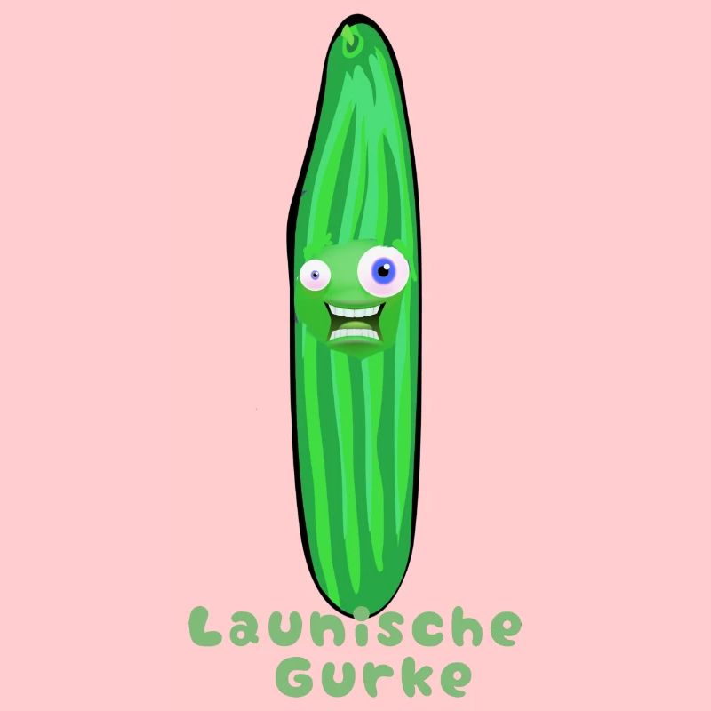 Launische Gurke, Gurken, Comic, Gurke,Comic