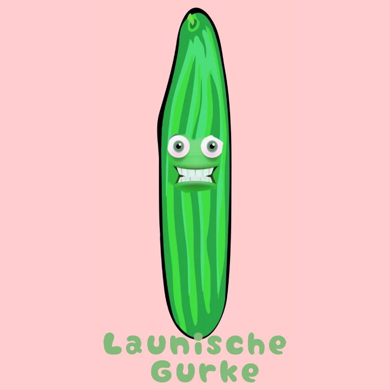Launische Gurke, Gurken, Comic, Gurke,Comic