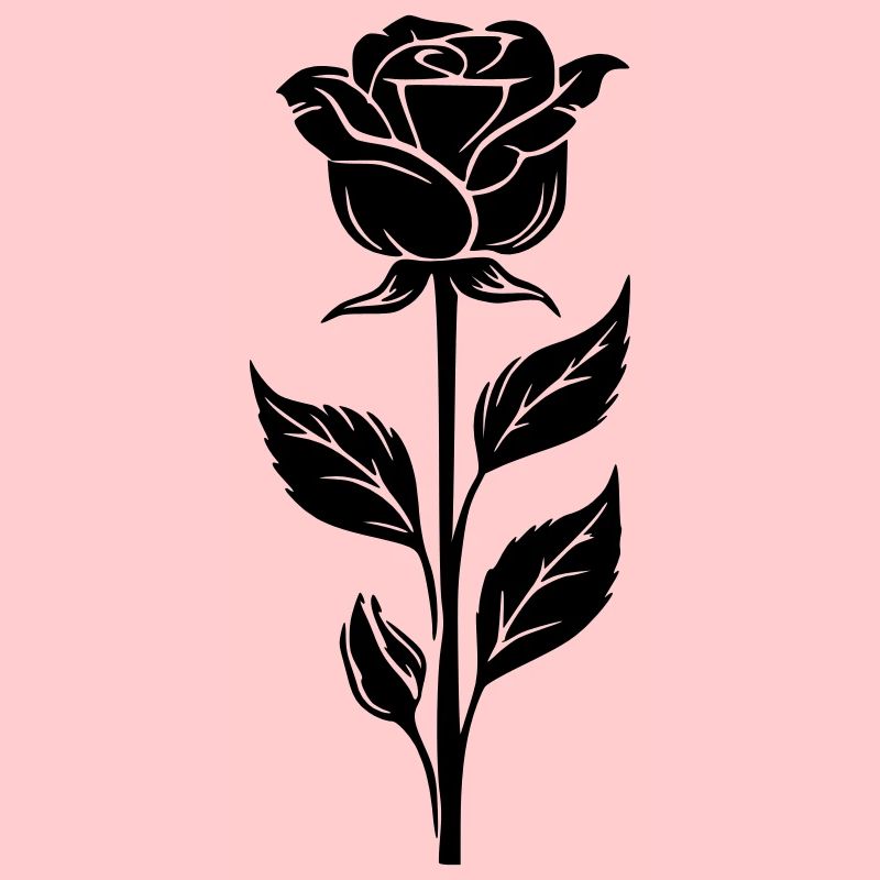Schlichtes Rosendesign