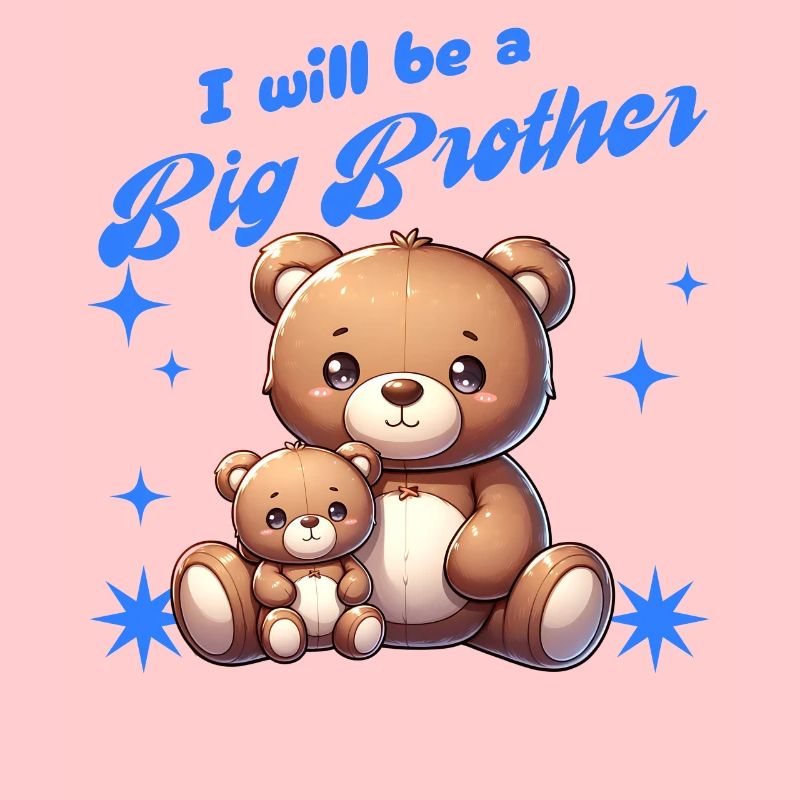 Ich werde ein großer Bruder süße Teddybären,