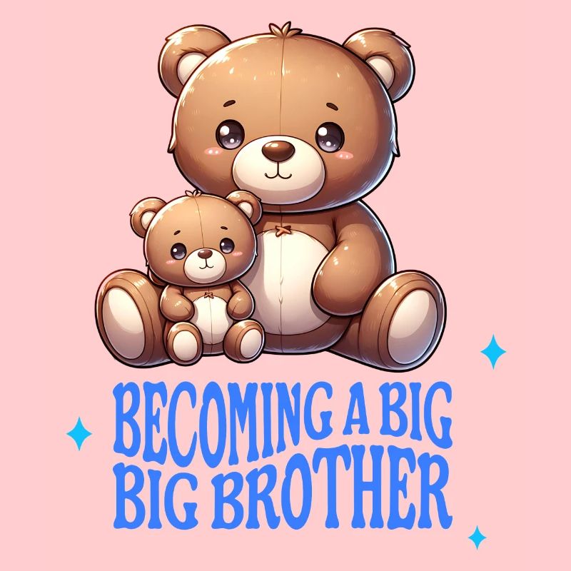 Bald werde ich ein Großer Bruder süße Teddybären