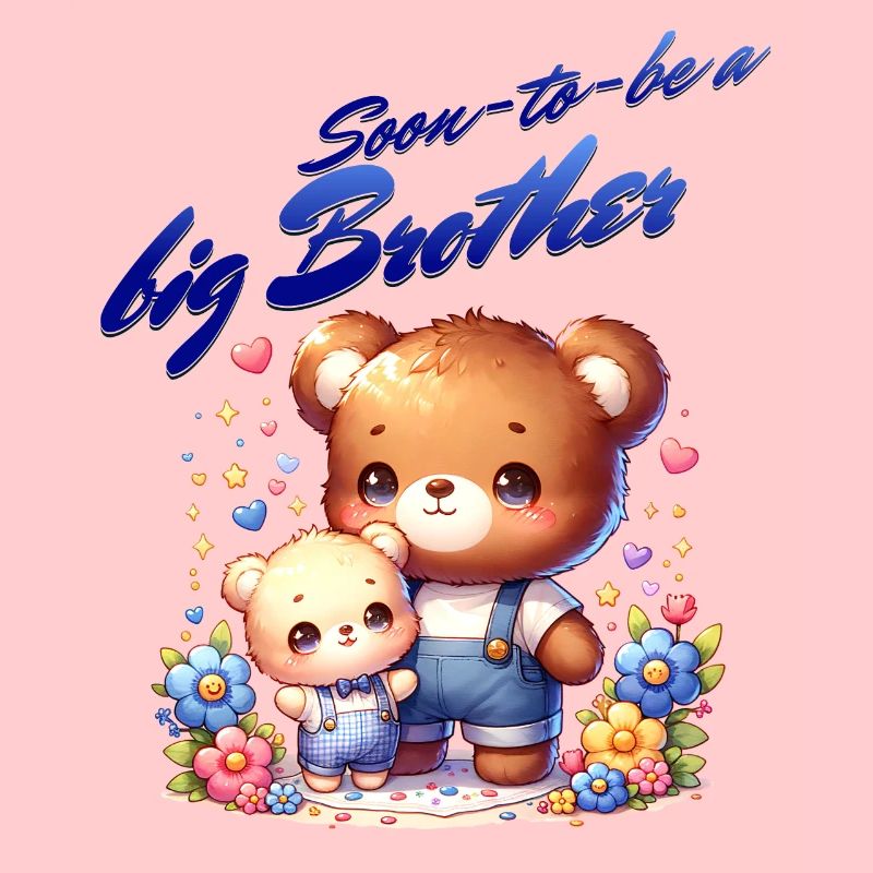 Ich werde ein großer Bruder süße Teddybären,