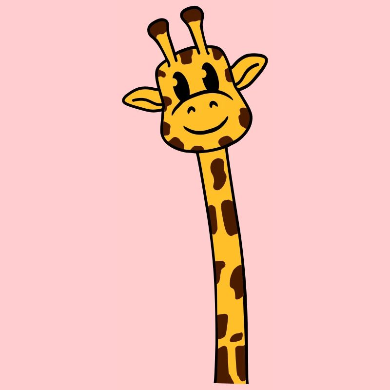 Drôle Long Cou Girafe Cool Animaux mignons