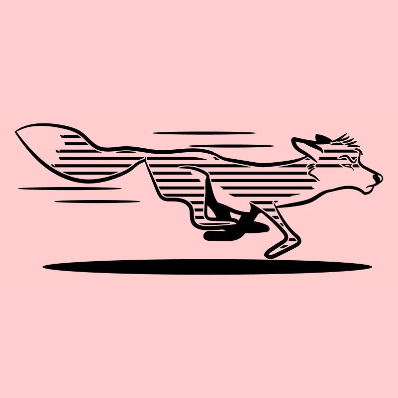 Running Fox Racing Stripes