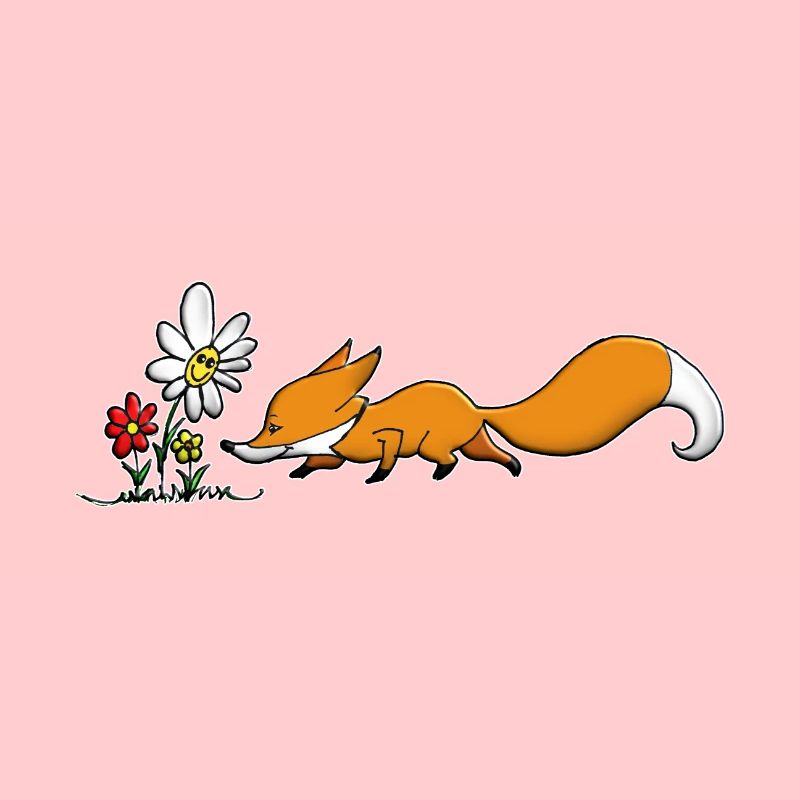 Renard Fuchs fleur