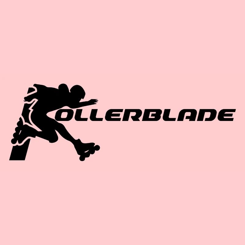 rollerblader silhouette schwarz