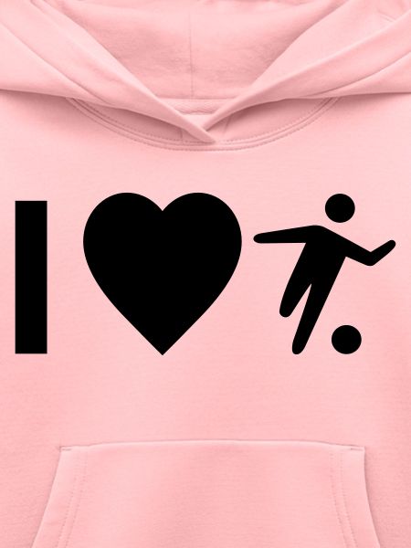 Cool "I Love Football" design til ham og hende