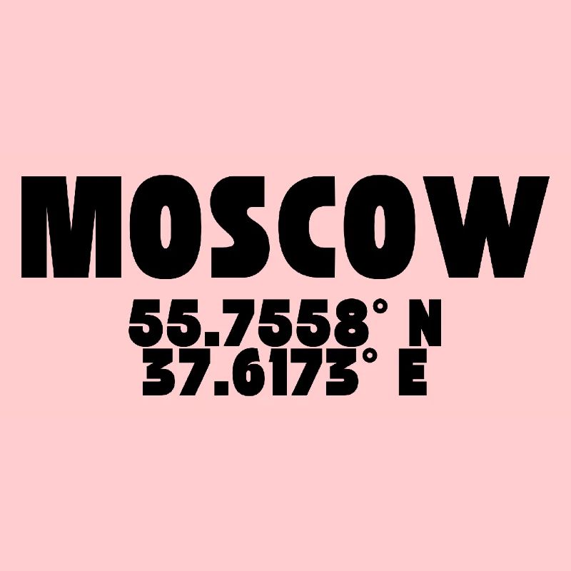 Moscou - Design avec coordonnées