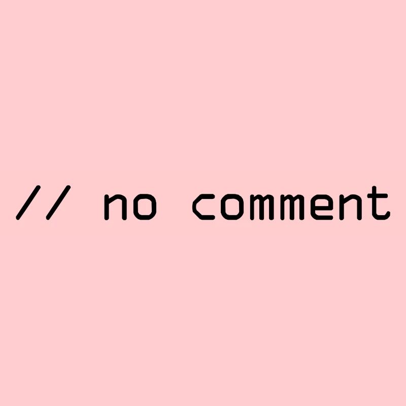 Aucun commentaire de programmation informatif de cadeau disant