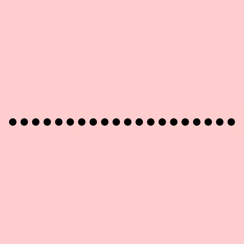 Dotted underscore to design yourself