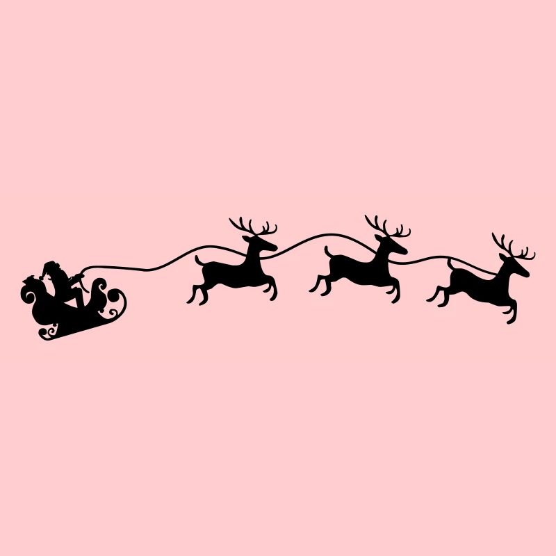 Weihnachtsmann Schlitten