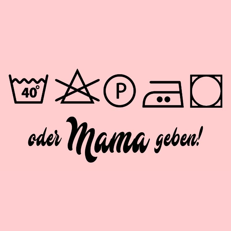 Wäsche waschen oder Mama geben