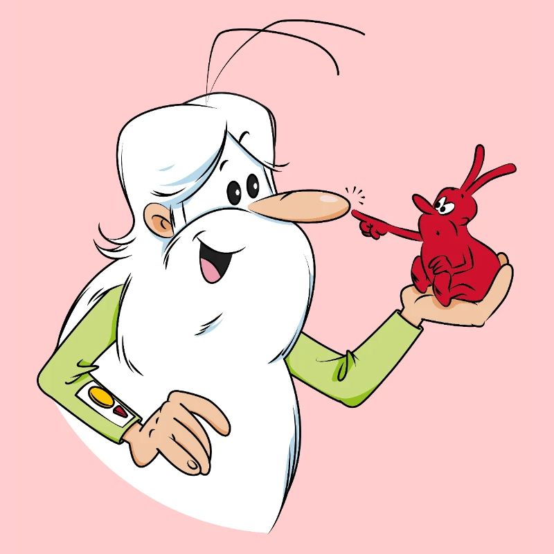 Hello Maestro avec globe de cellules sanguines