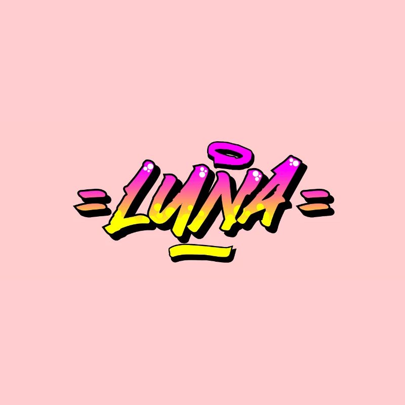Graffiti Name Luna