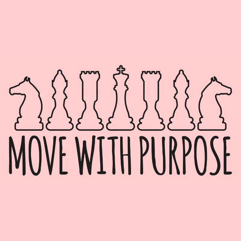 Move with purpose Gift Chess Master Think tank