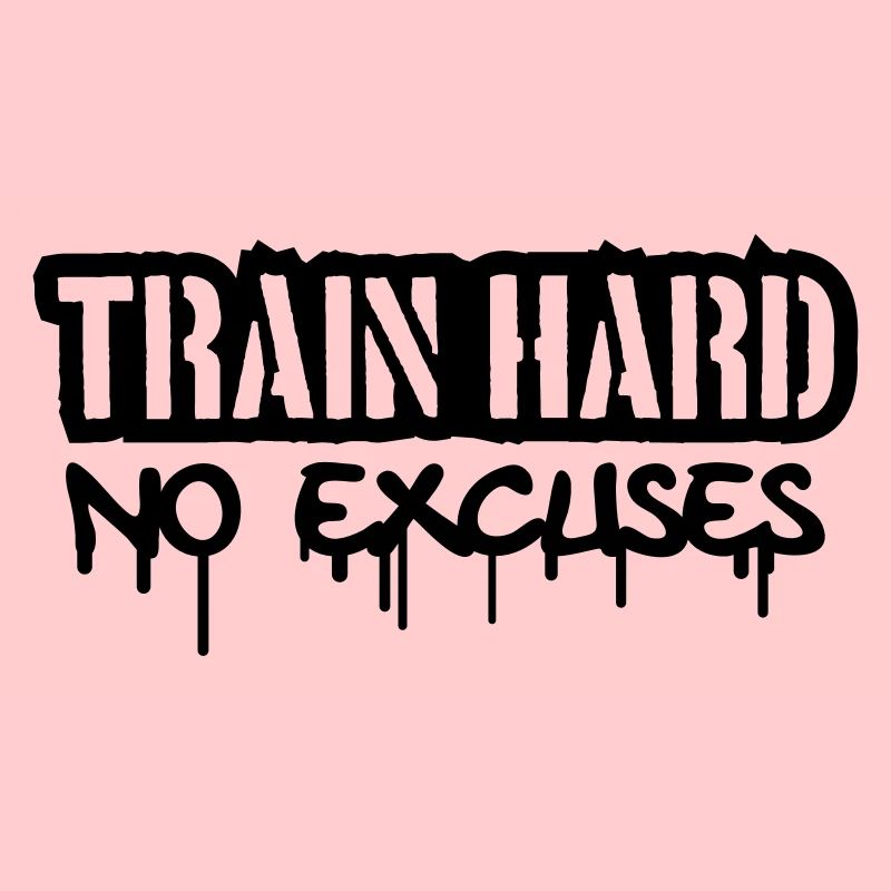 Train Hard No Excuses Logo
