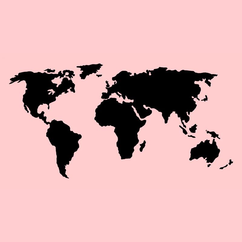 World map colors customizable