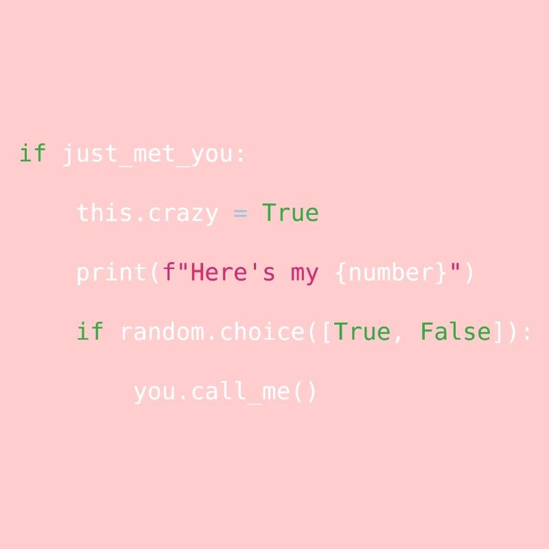 Call me maybe python