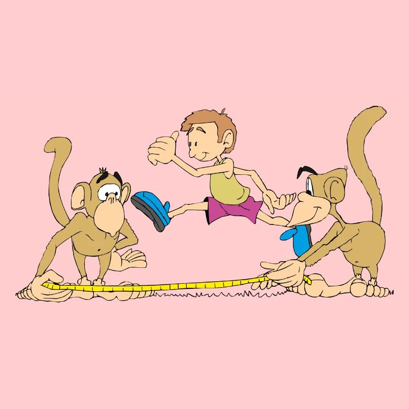 Singes dans la compétition athlétique