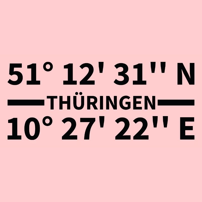 Thuringia coordinates