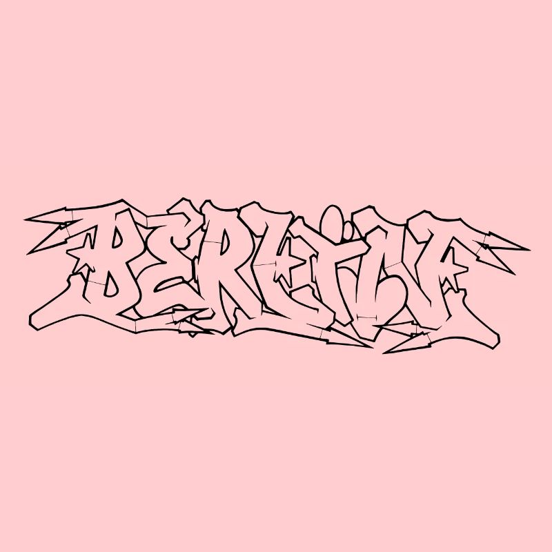 Berlin Graffiti Lettering - Semi Wildstyle