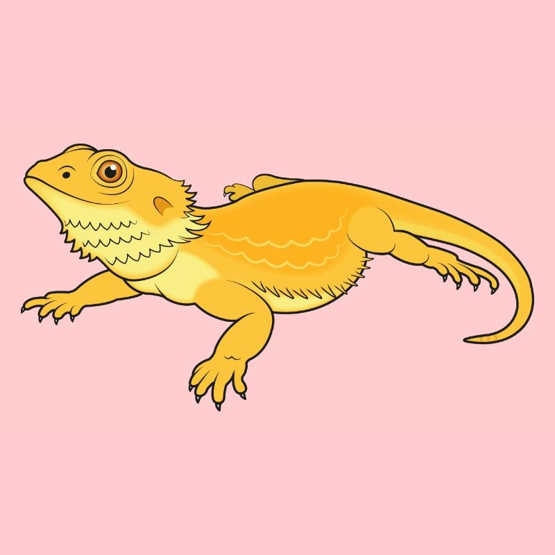 Beard agama take it easy