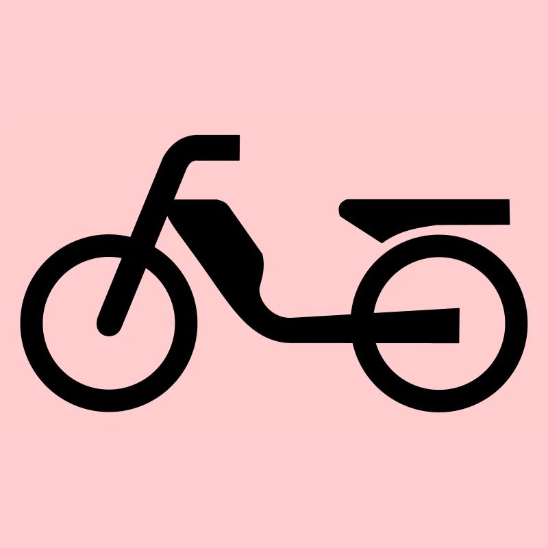 Sinnbild Mofa Moped
