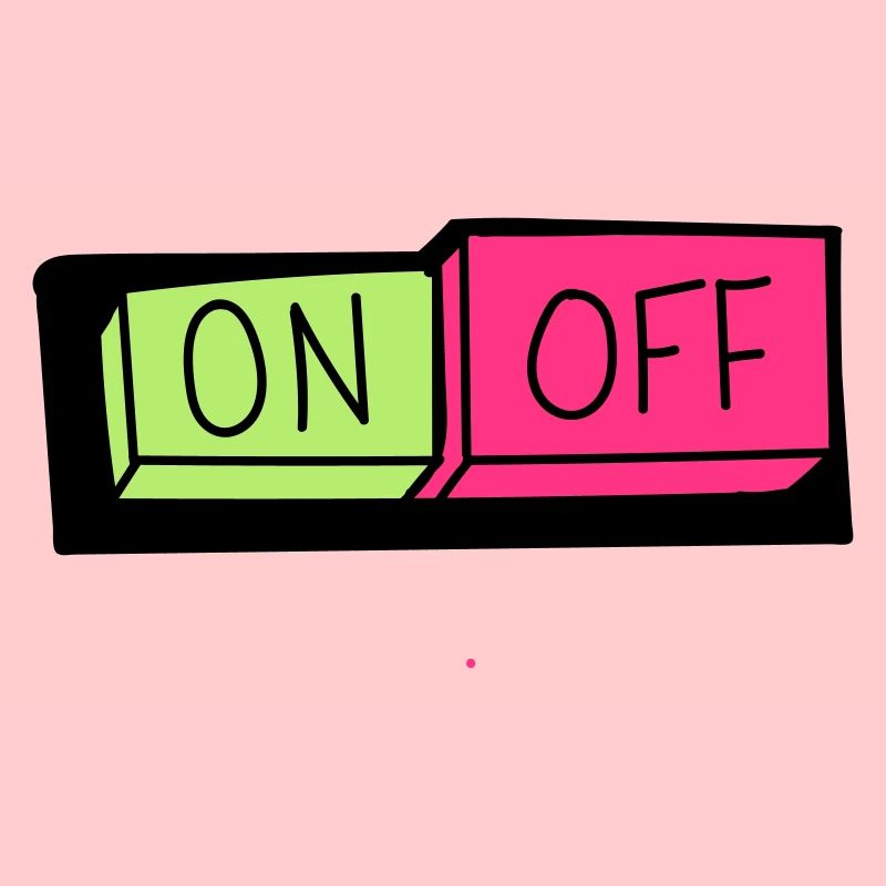 on und off button
