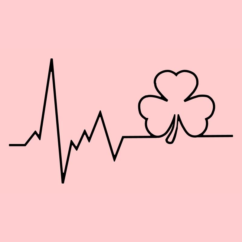 pulsation du cœur feuille de trèfle