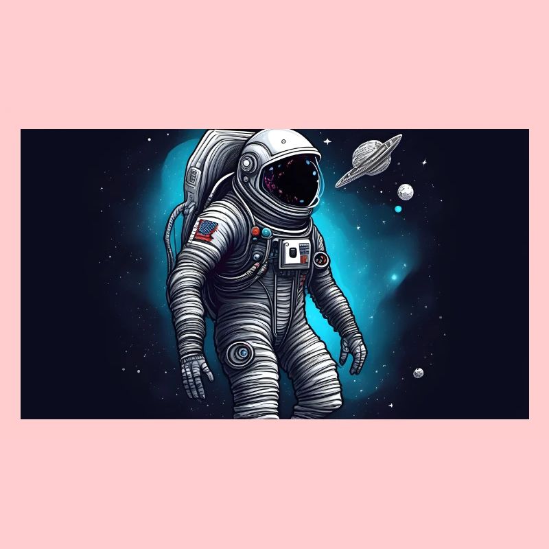 astronaute, perdu dans l’espace