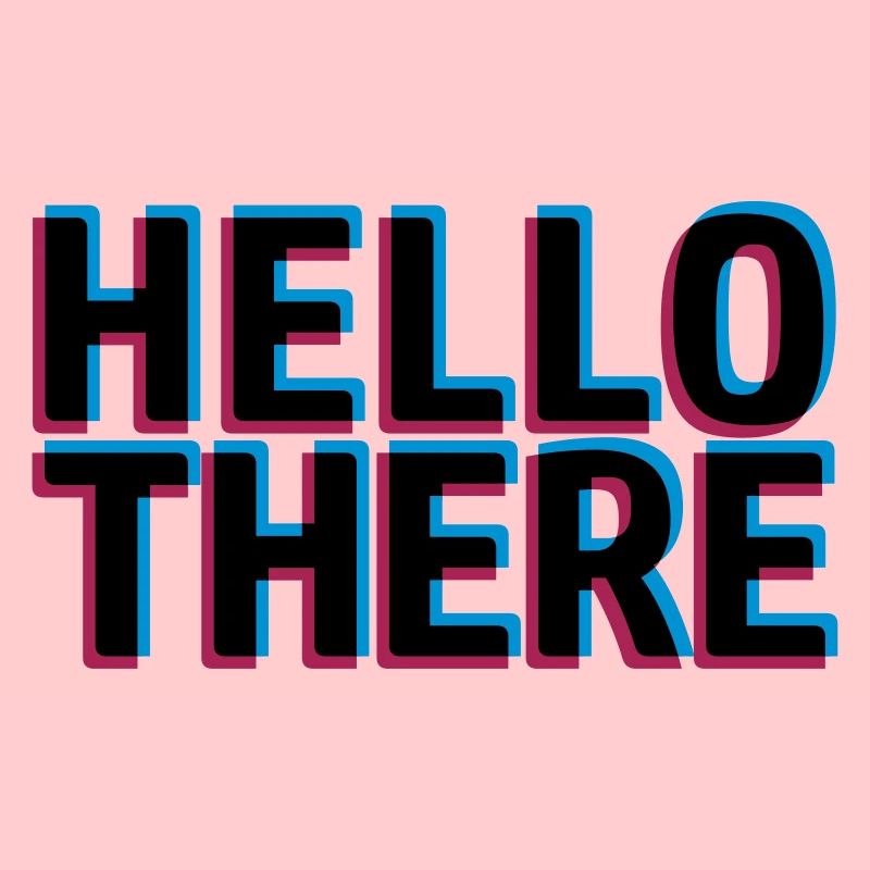 3D effect Hello