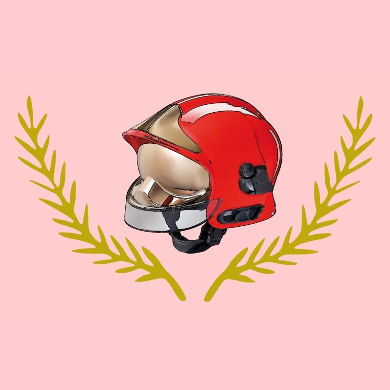 Casque Pompier embleme