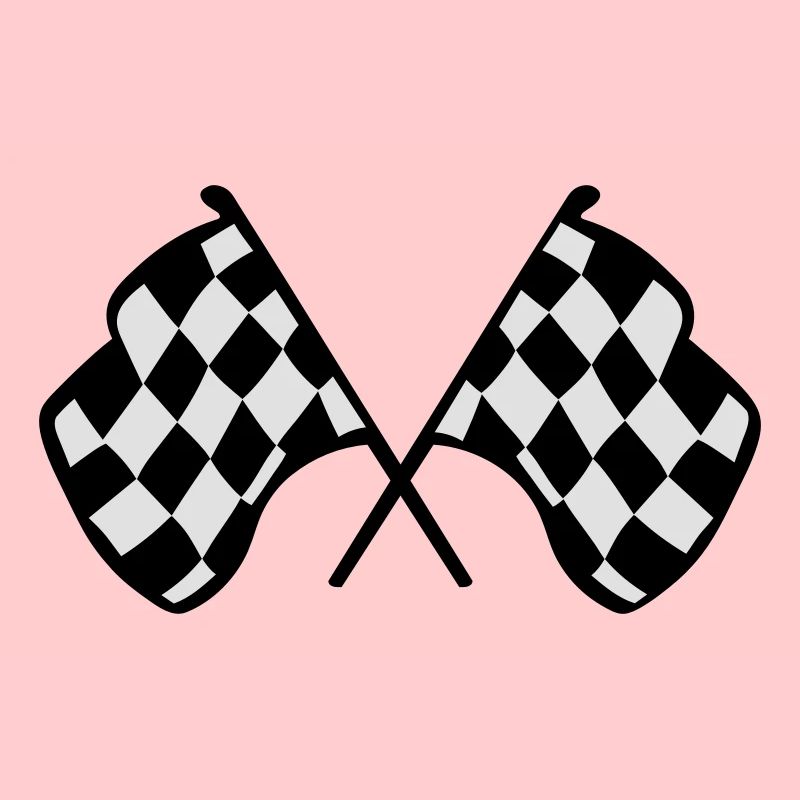 Drapeaux de course à damier