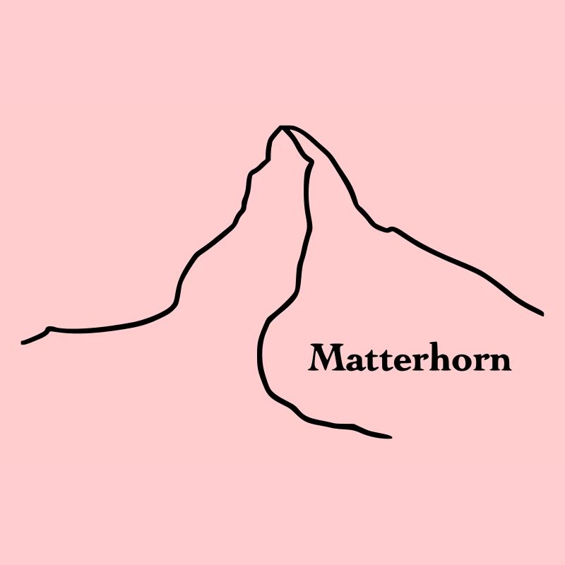 Matterhorn mit Text