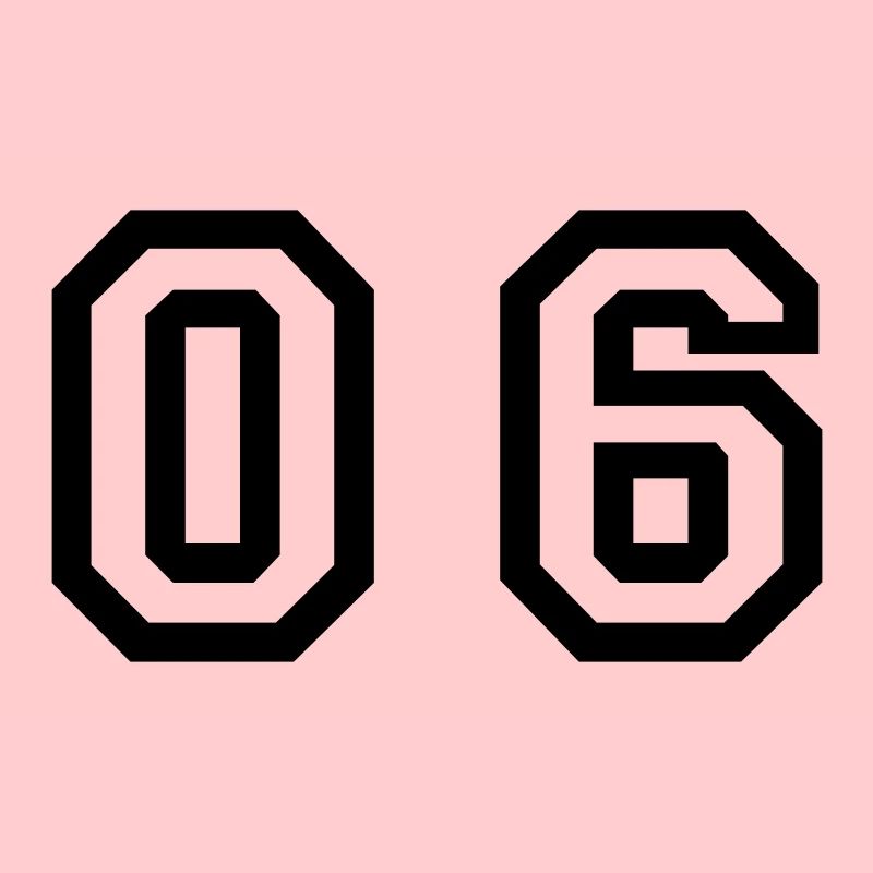 number - 06 - zero six