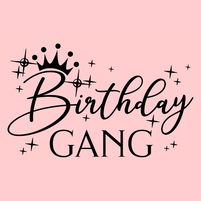 Geburtstag Gang Matching Gruppe Geburtstagsfeier Geschenk