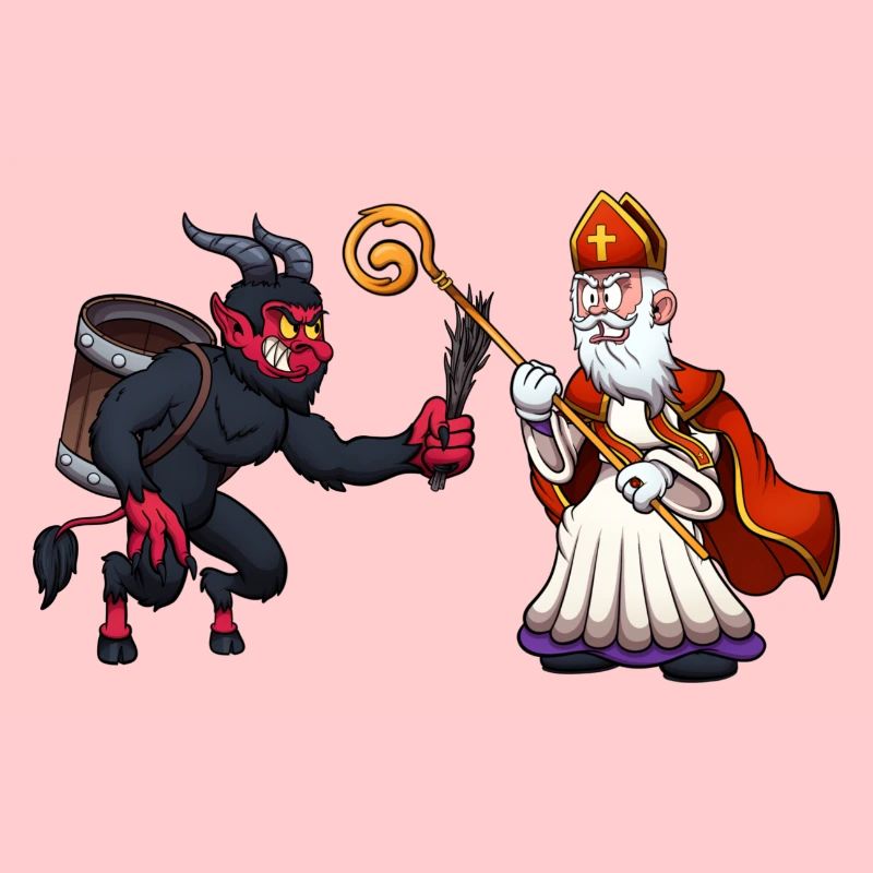 Saint Nicholas VS Krampus