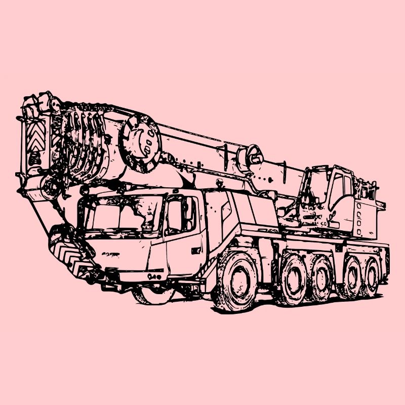 Mobile crane crane crane 5 axles