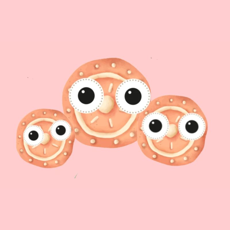Biscuits, Biscuits, Famille, Trio