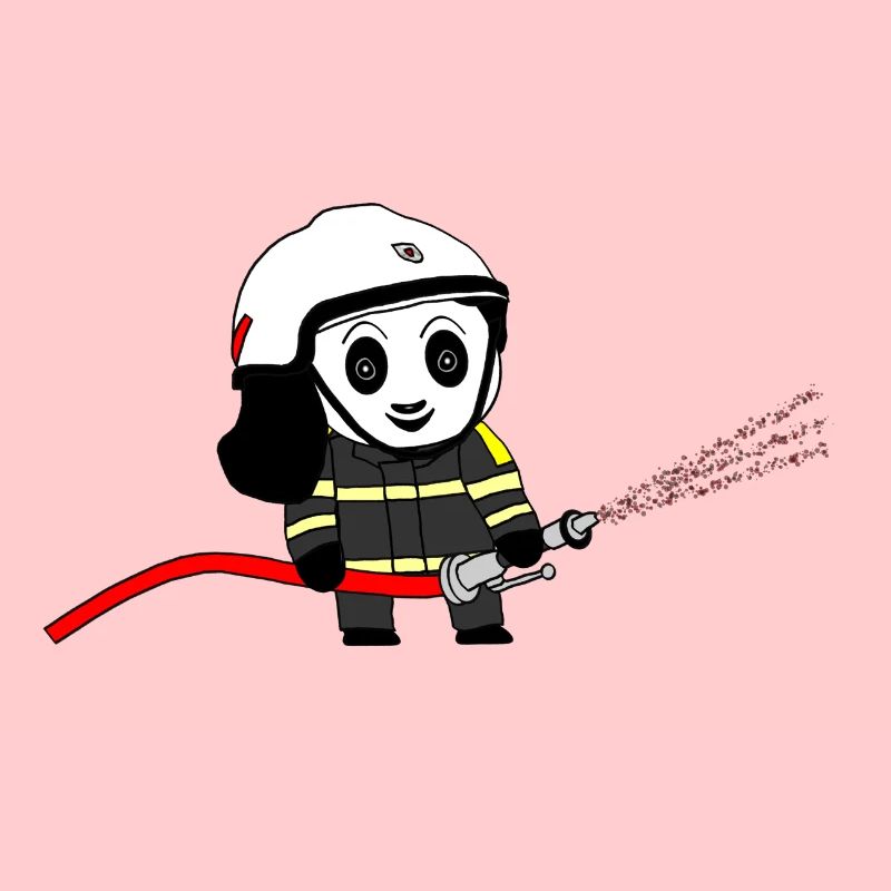 Panda firefighter