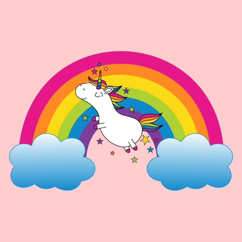 Regenbogen mit Einhorn