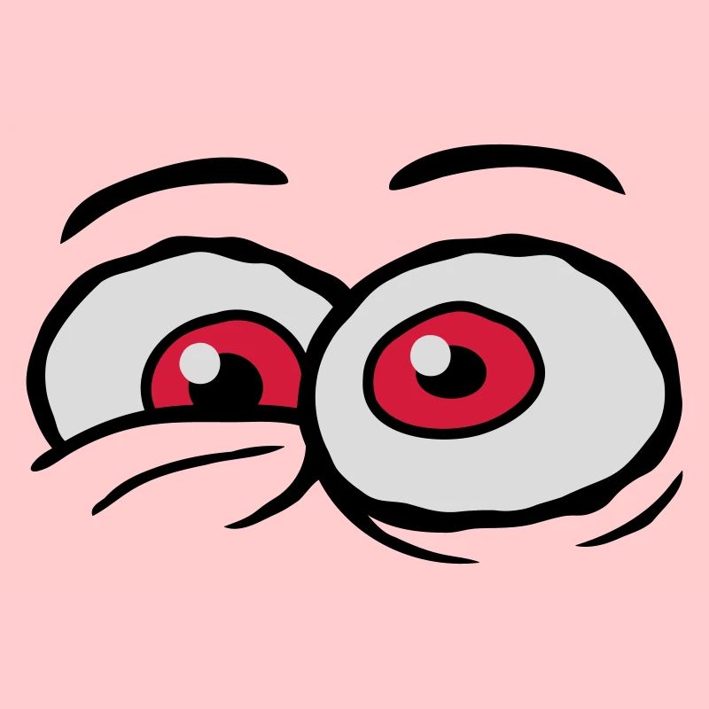 Comic Augen verrücktes Design