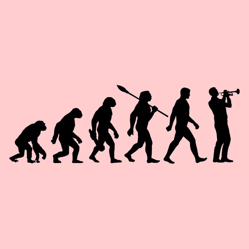 Evolution - Trompete - Musiker - Blasinstrument