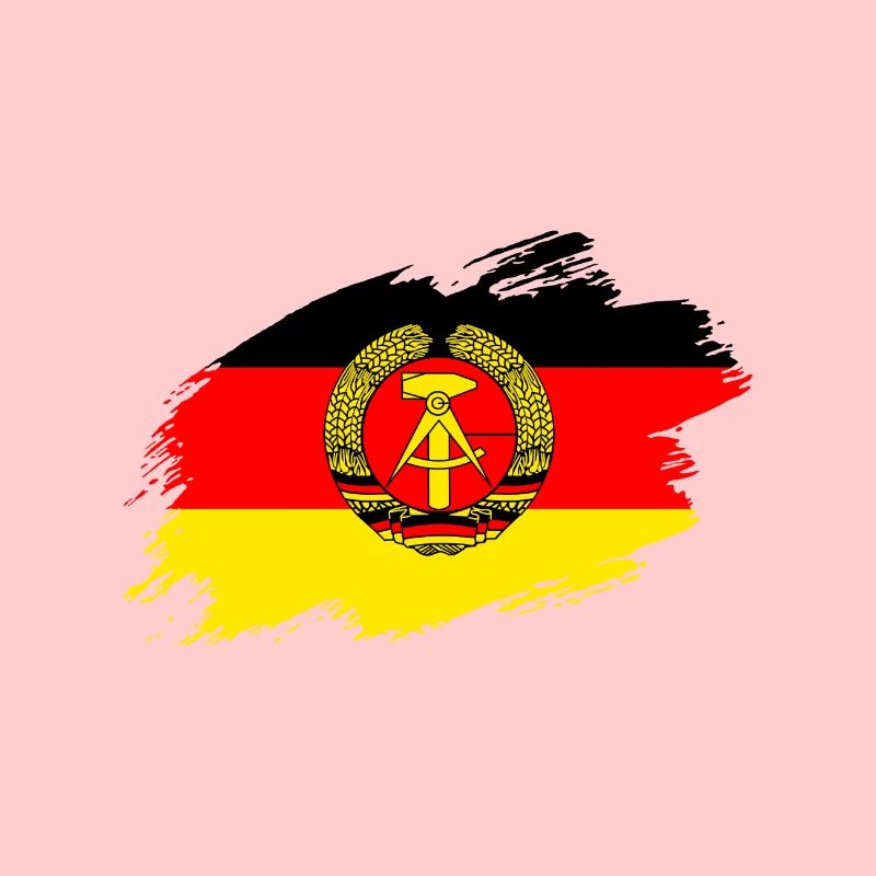 Drapeau d'enseigne DDR Allemagne de l'Est