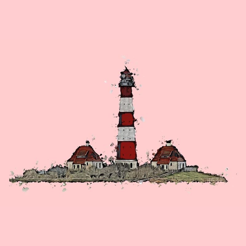 The Westerhever lighthouse with a difference