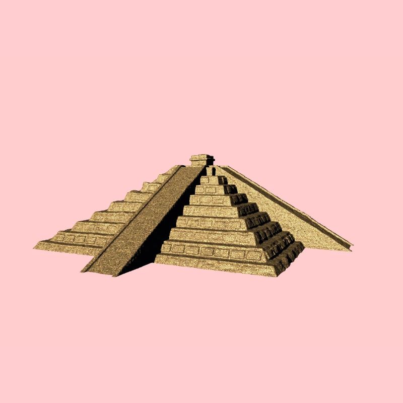 maya pyramide gold