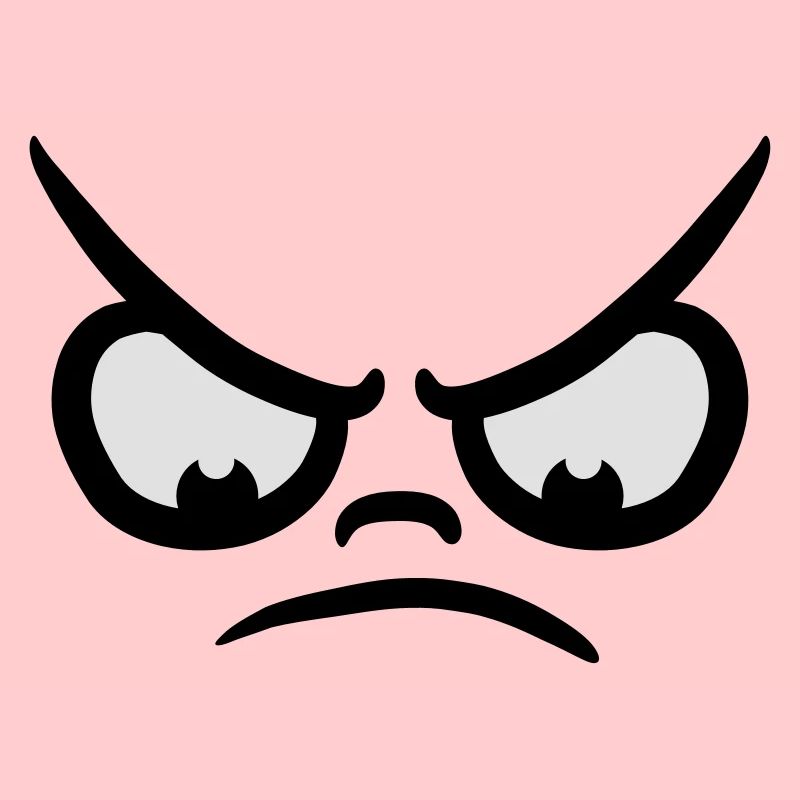 Angry Comic Face